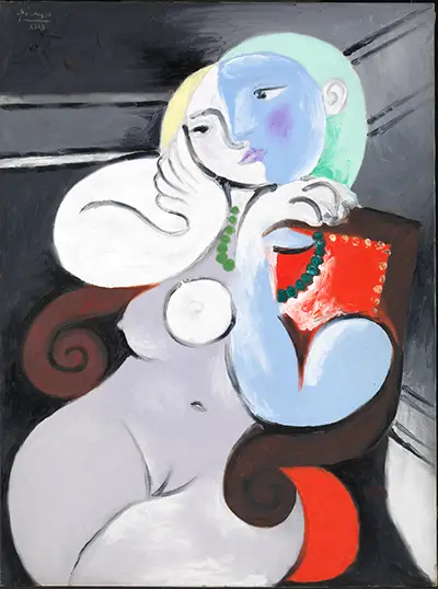 Nude Woman in a Red Armchair Pablo Picasso
